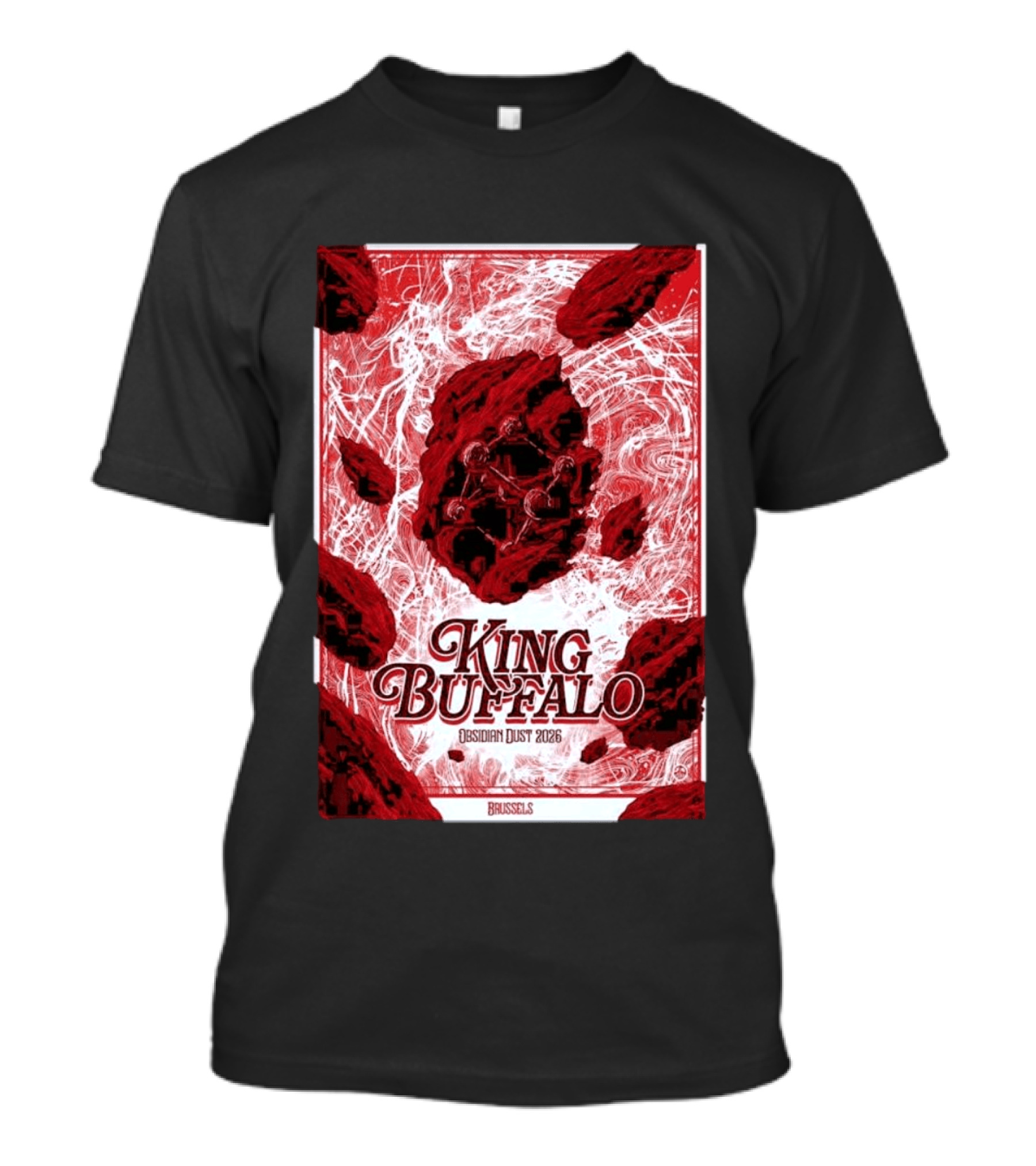 King Buffalo Obsidian Dust 2026 Brussels Belgium May 17 2026 T-Shirt