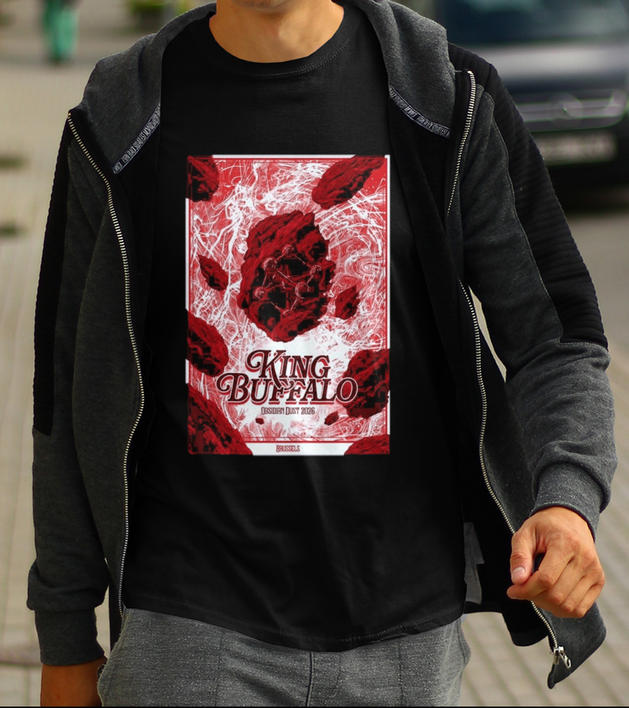King Buffalo Obsidian Dust 2026 Brussels Belgium May 17 2026 T-Shirt