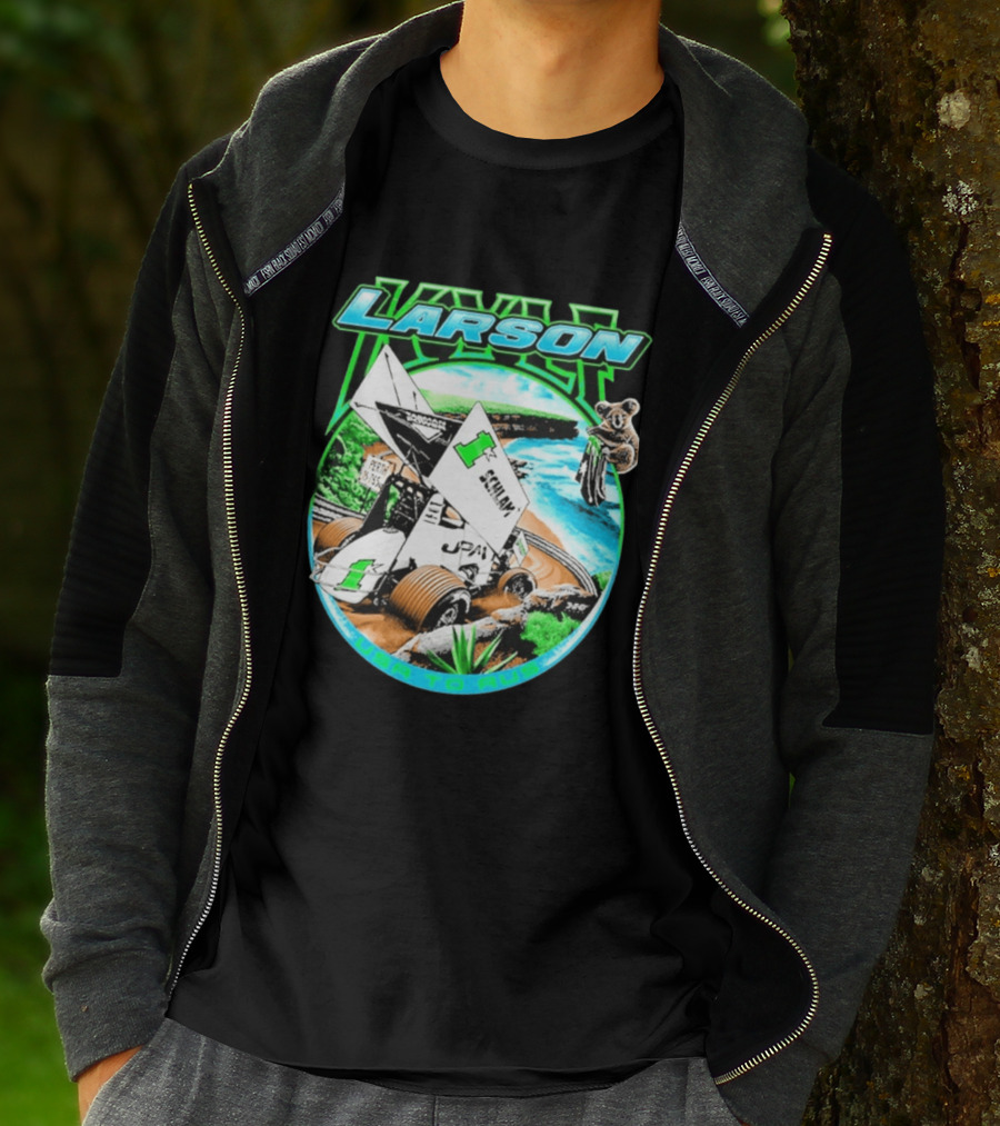 Kyle Larson Schlam USA To Aus Racing Perth Sprint Car T-Shirt