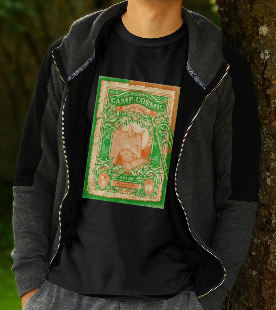 May 9 2026 Daniel Donato's Cosmic Country Camp Cosmic At The Caverns Kyle Tuttle Band Pelham TN Tour T-Shirt