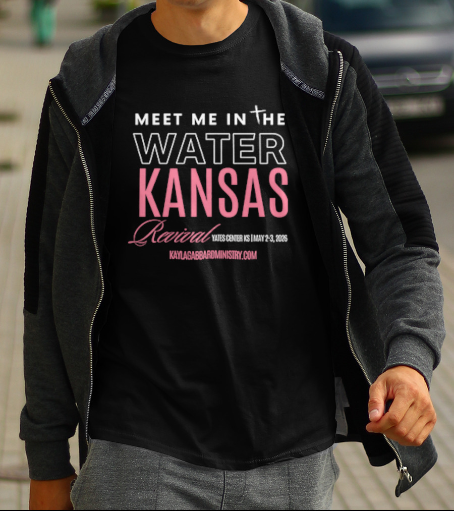 Meet Me In The Water Kansas Revival June 2 3 2023 T-Shirt