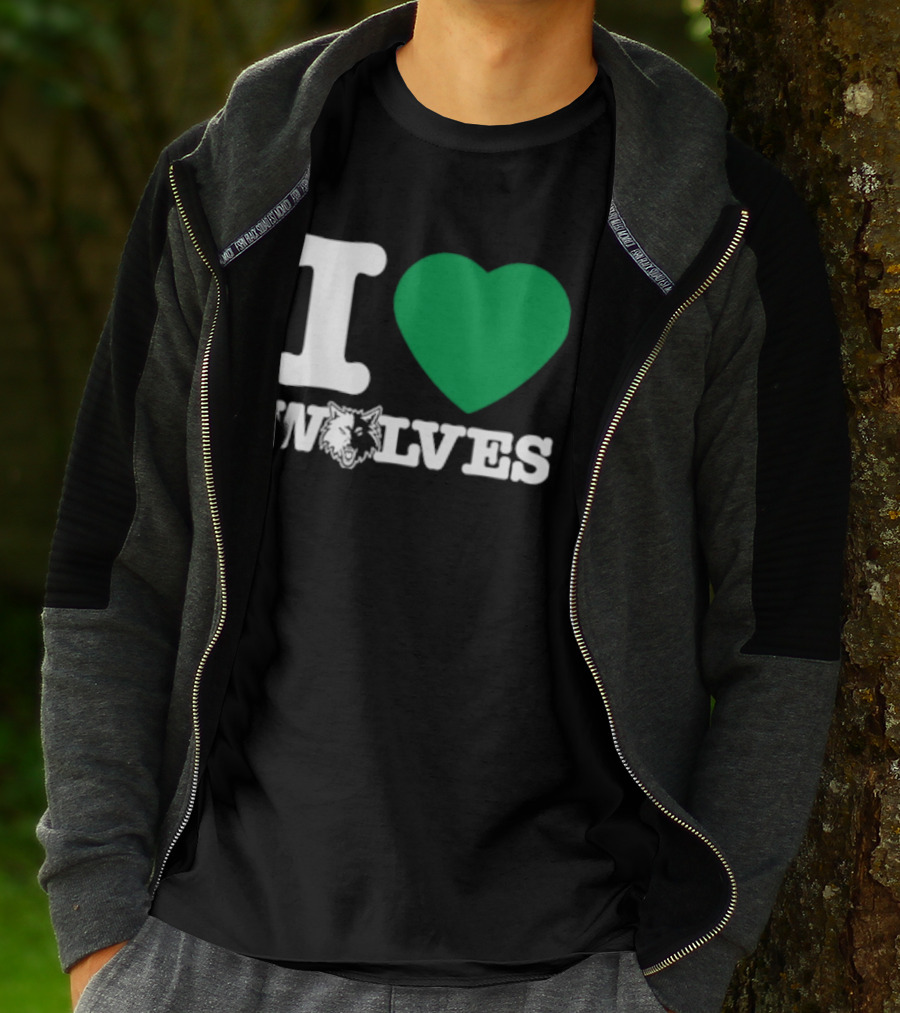Minnesota Timberwolves I Love Wolves T-Shirt