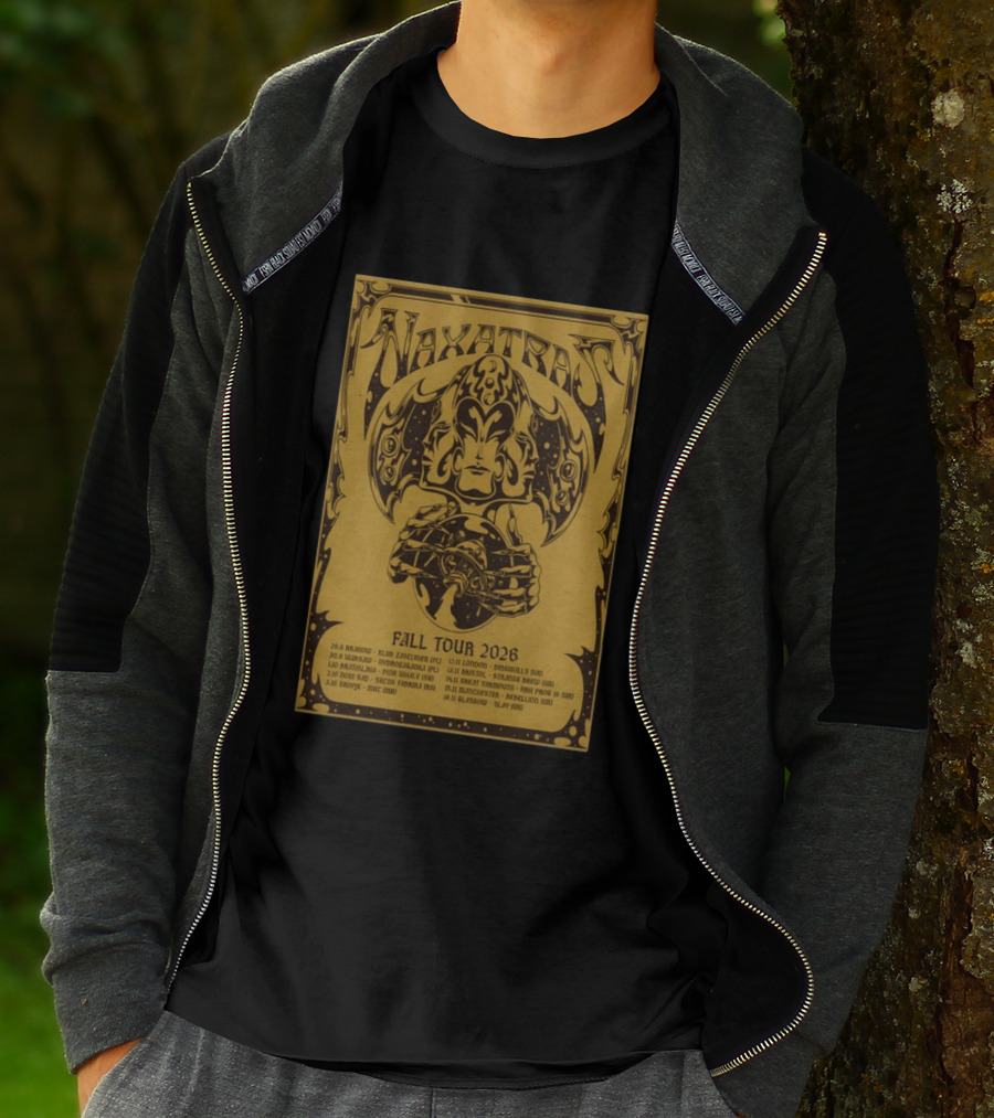 Naxatras Fall Tour 2026 European Concert Dates And Locations T-Shirt