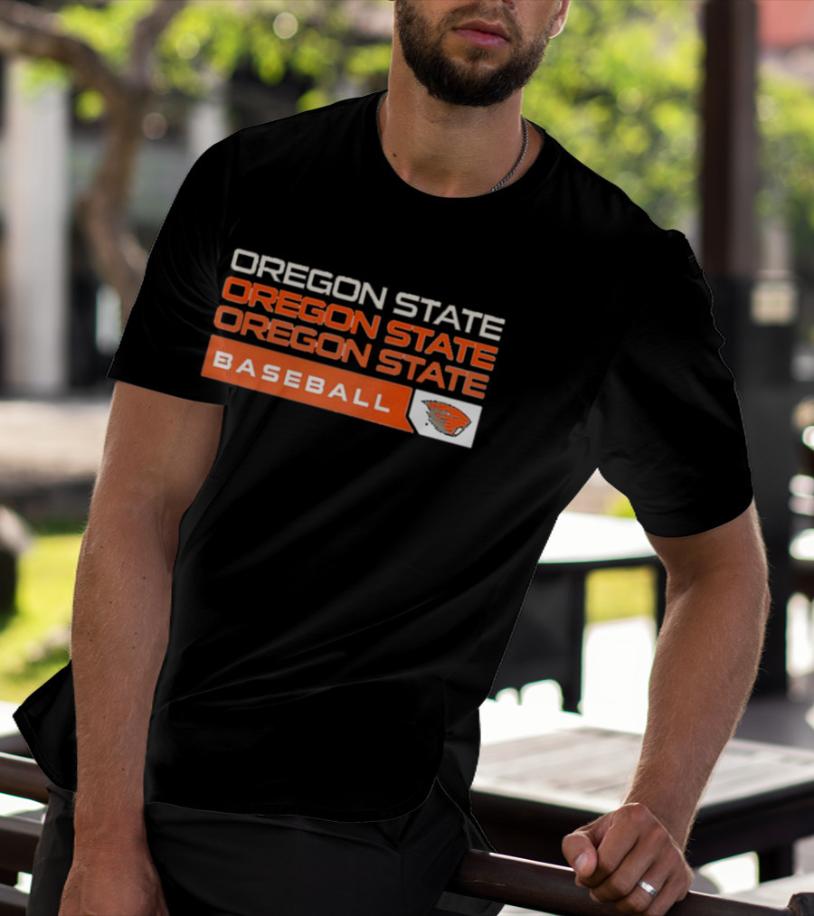 Oregon State Beavers College Baseball 2026 Tri Blend T-Shirt