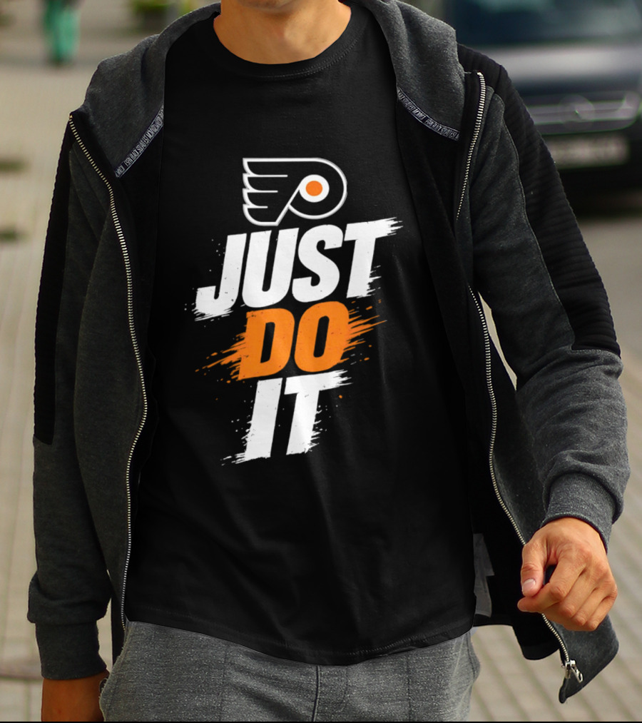 Philadelphia Flyers Just Do It NHL Team Spirit T-Shirt