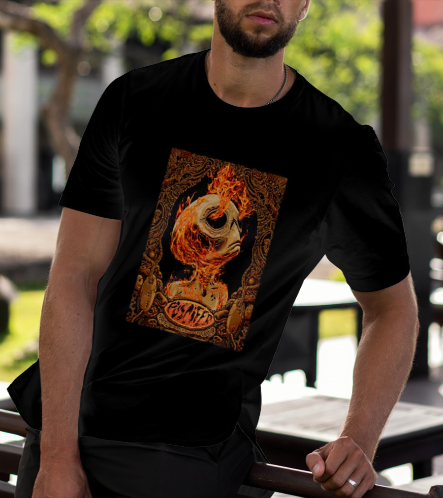 Puscifer Theater Of The Clouds Portland OR Event May 8 2026 Alien Skull In Flames T-Shirt