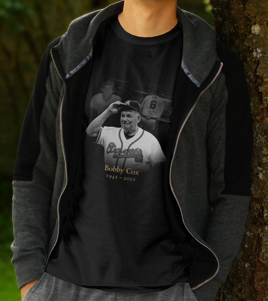 Bobby Cox 1941 2026 Atlanta Braves Legacy T-Shirt