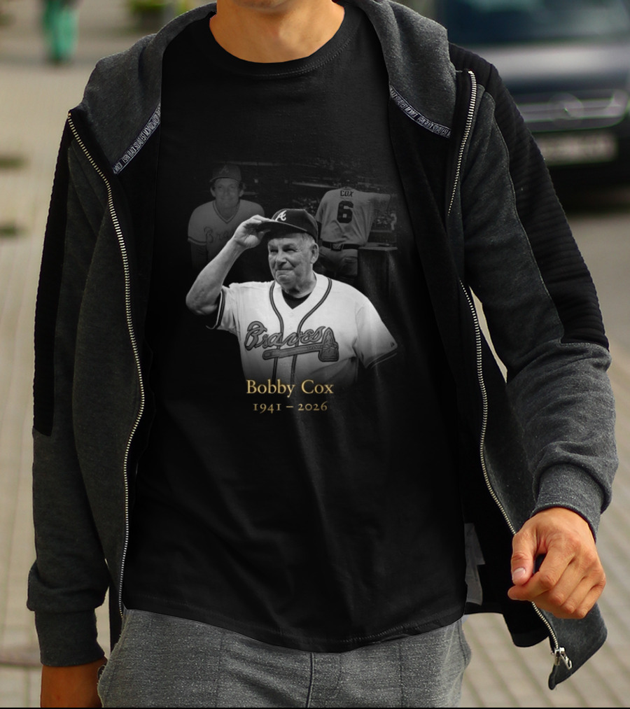 Bobby Cox 1941 2026 Atlanta Braves Legacy T-Shirt