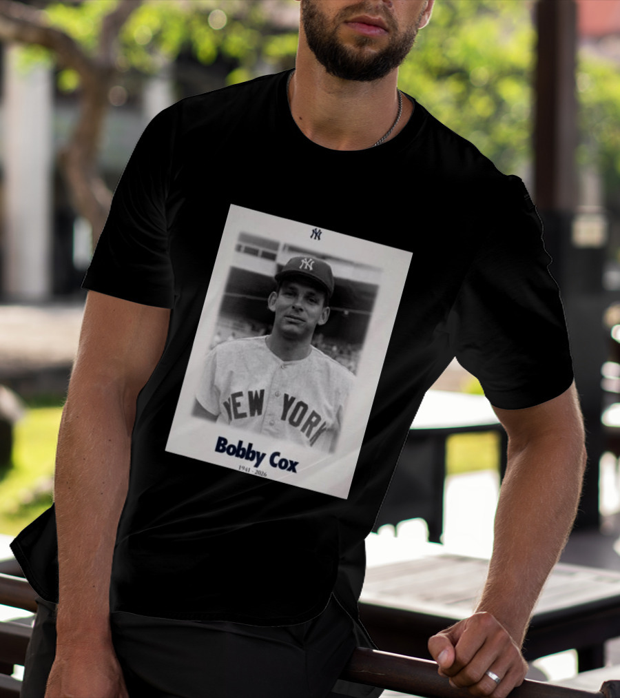 New York Yankees Bobby Cox 1941 2026 T-Shirt