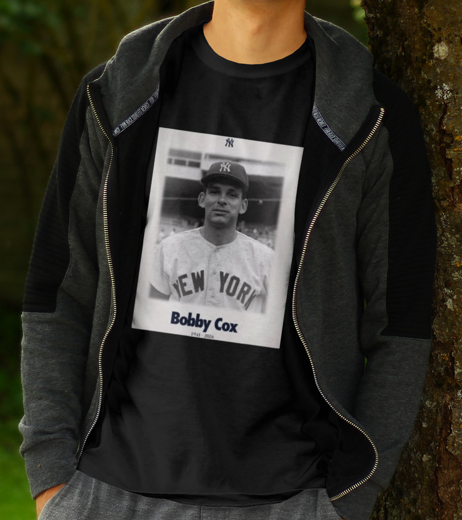New York Yankees Bobby Cox 1941 2026 T-Shirt