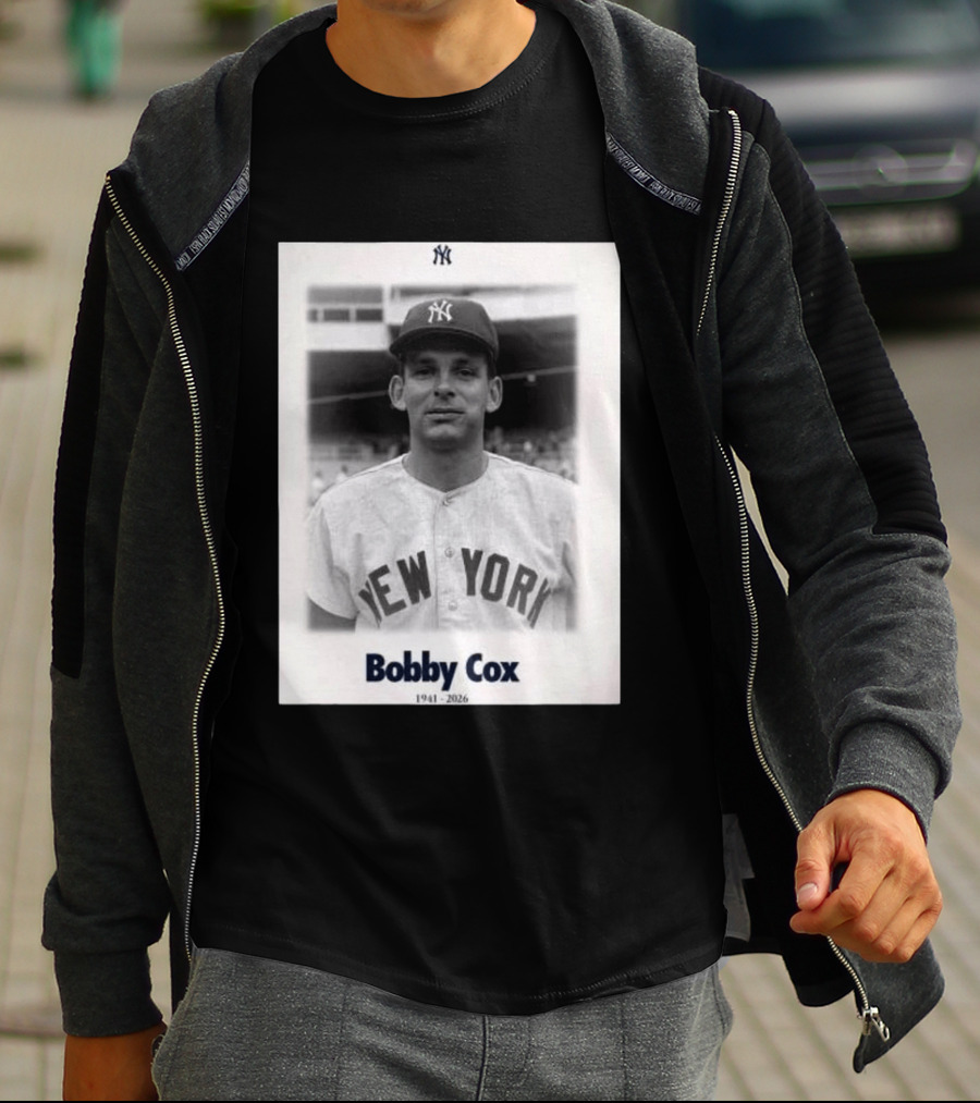 New York Yankees Bobby Cox 1941 2026 T-Shirt