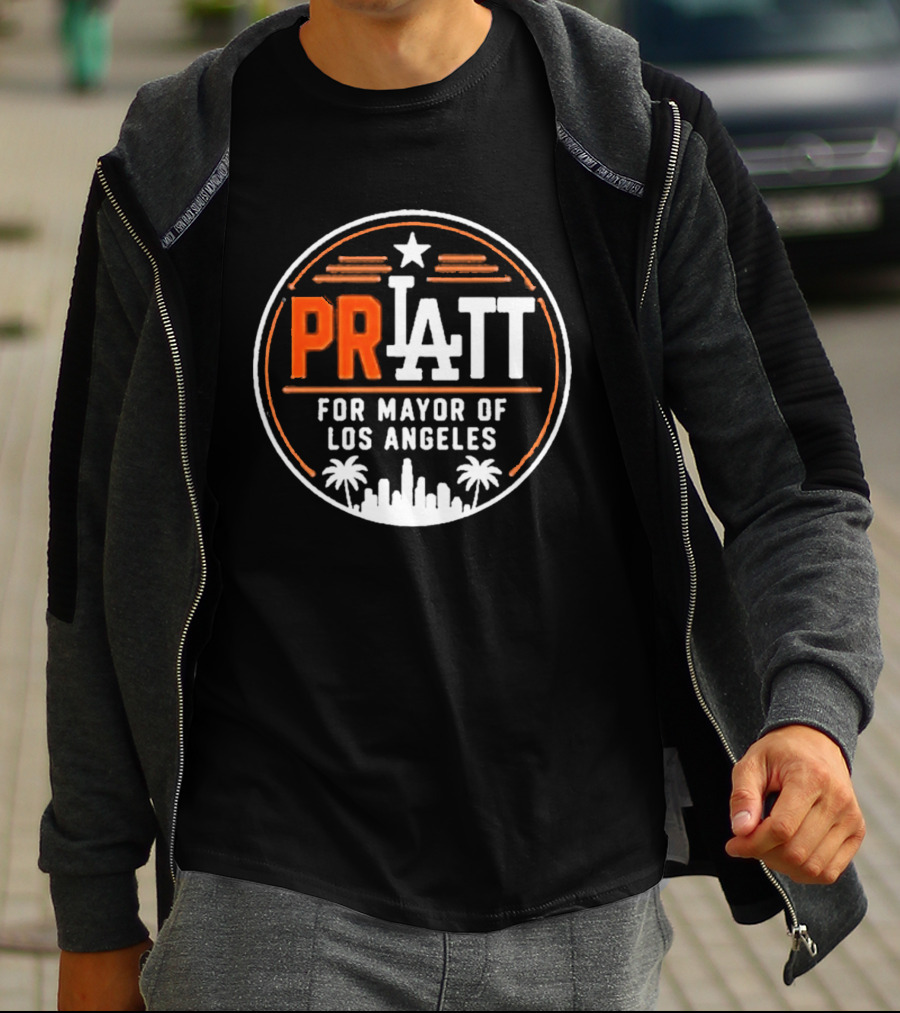 Pratt For Mayor Of Los Angeles 2026 Election Campaign T-Shirt