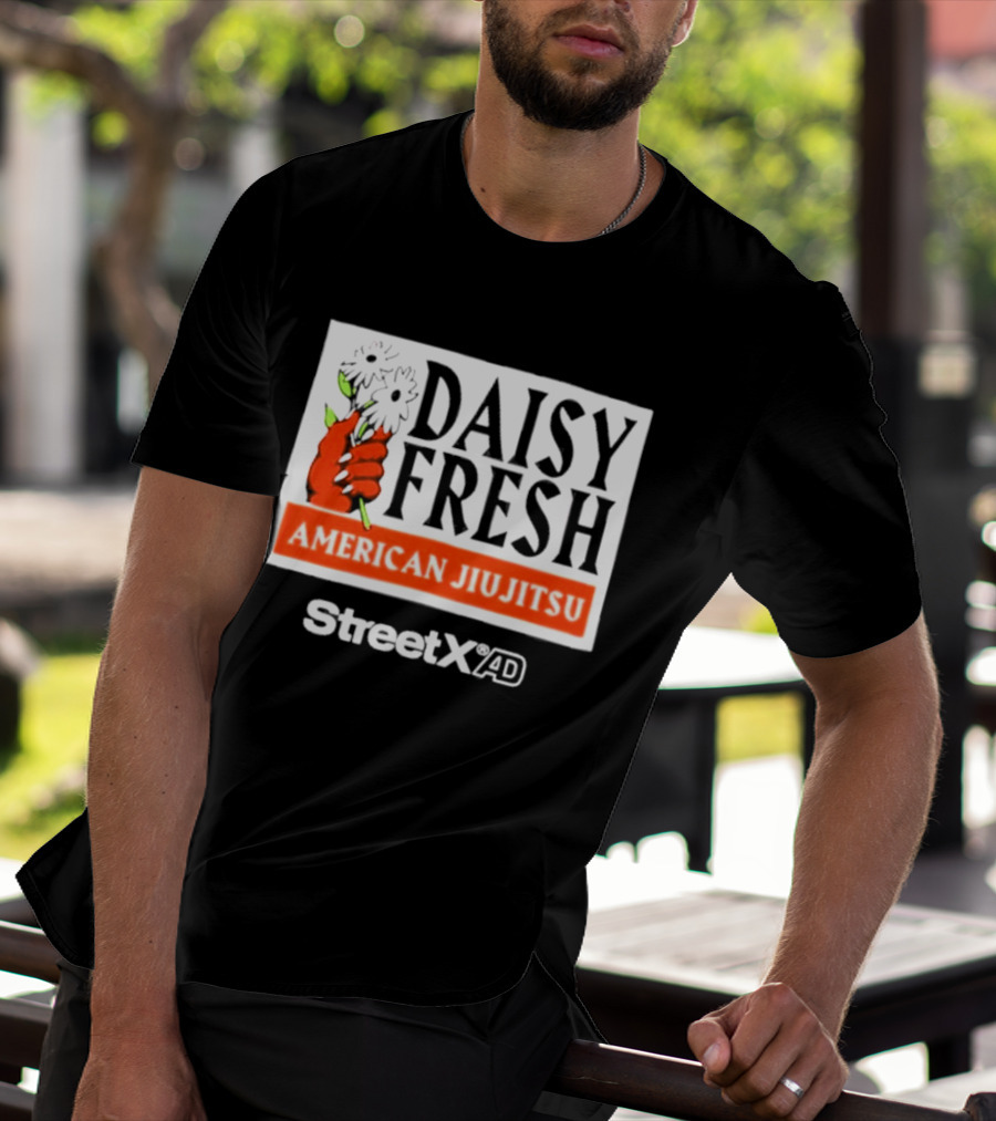 Daisy Fresh American Jiu Jitsu StreetxAD Collaboration T-Shirt