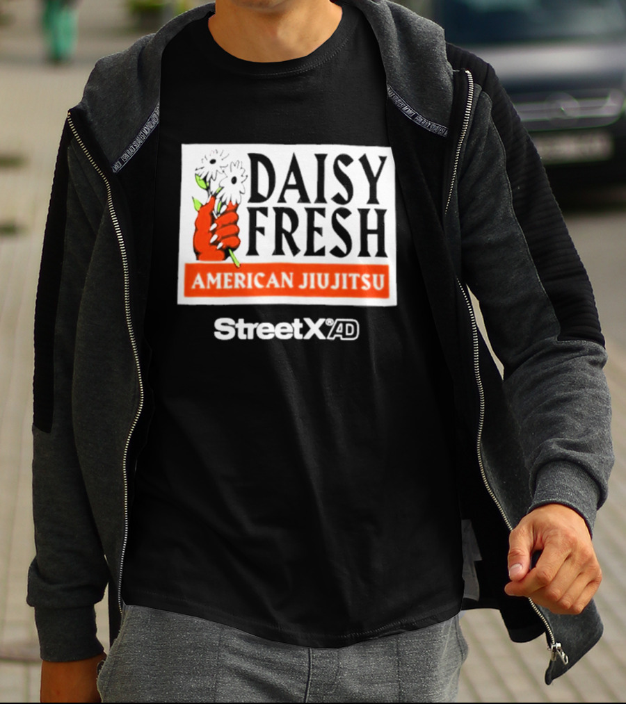 Daisy Fresh American Jiu Jitsu StreetxAD Collaboration T-Shirt