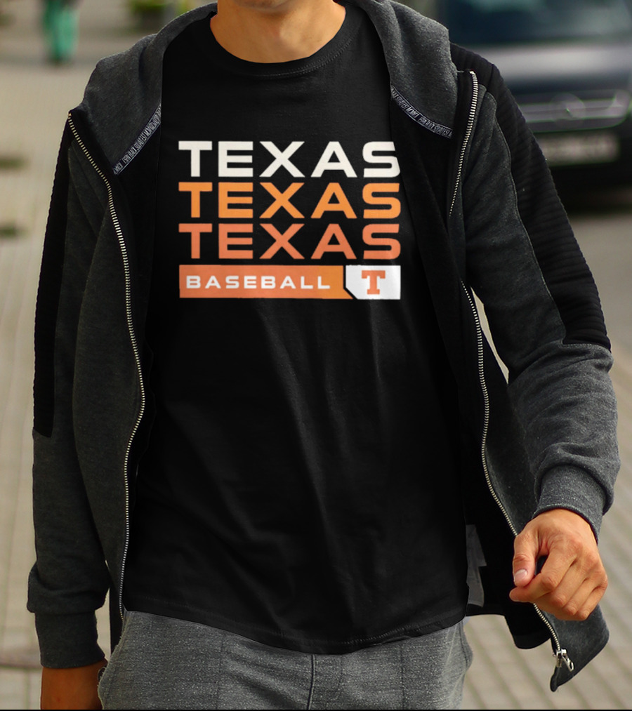 Texas Longhorns Texas Texas Texas Baseball 2026 T-Shirt
