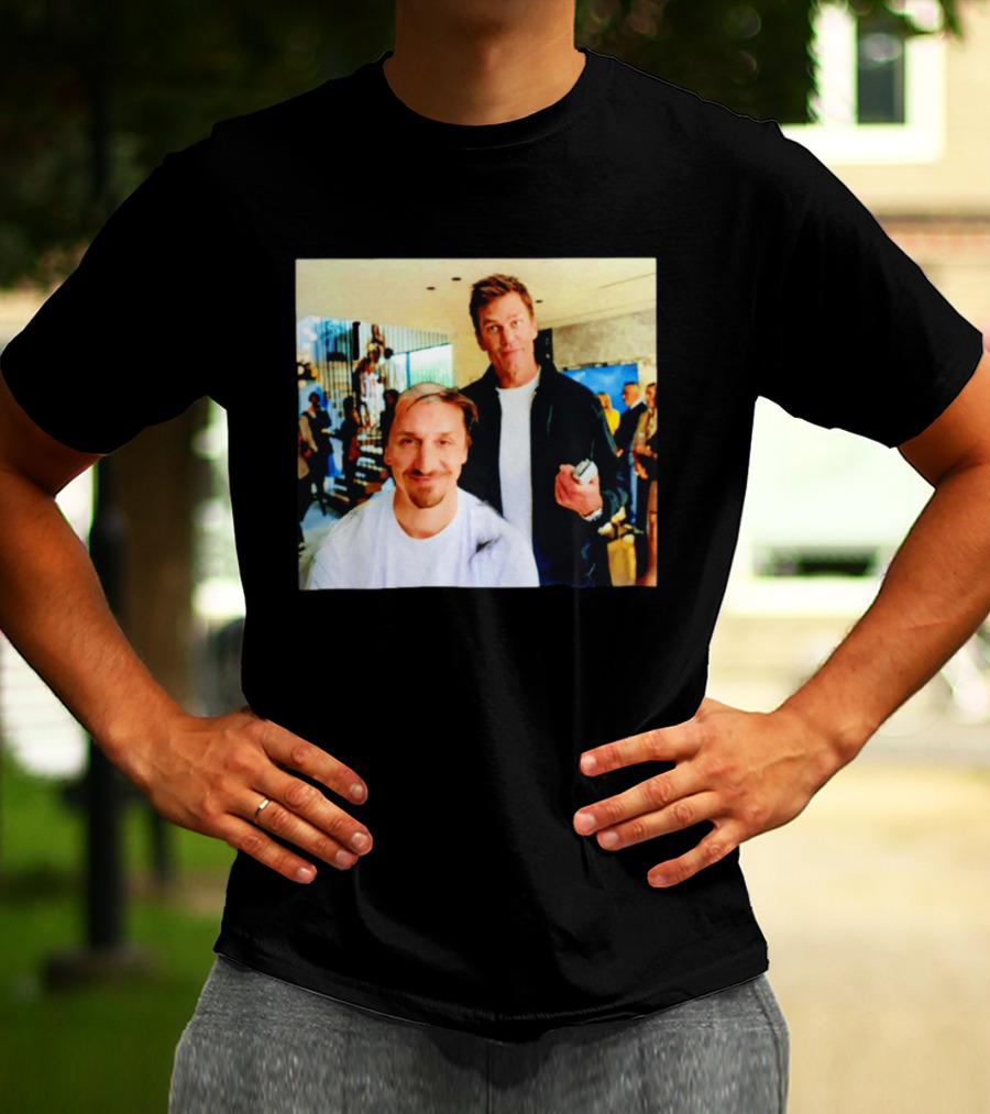 Tom Brady Almost Friday Giving Zlatan Ibrahimović A Haircut T-Shirt