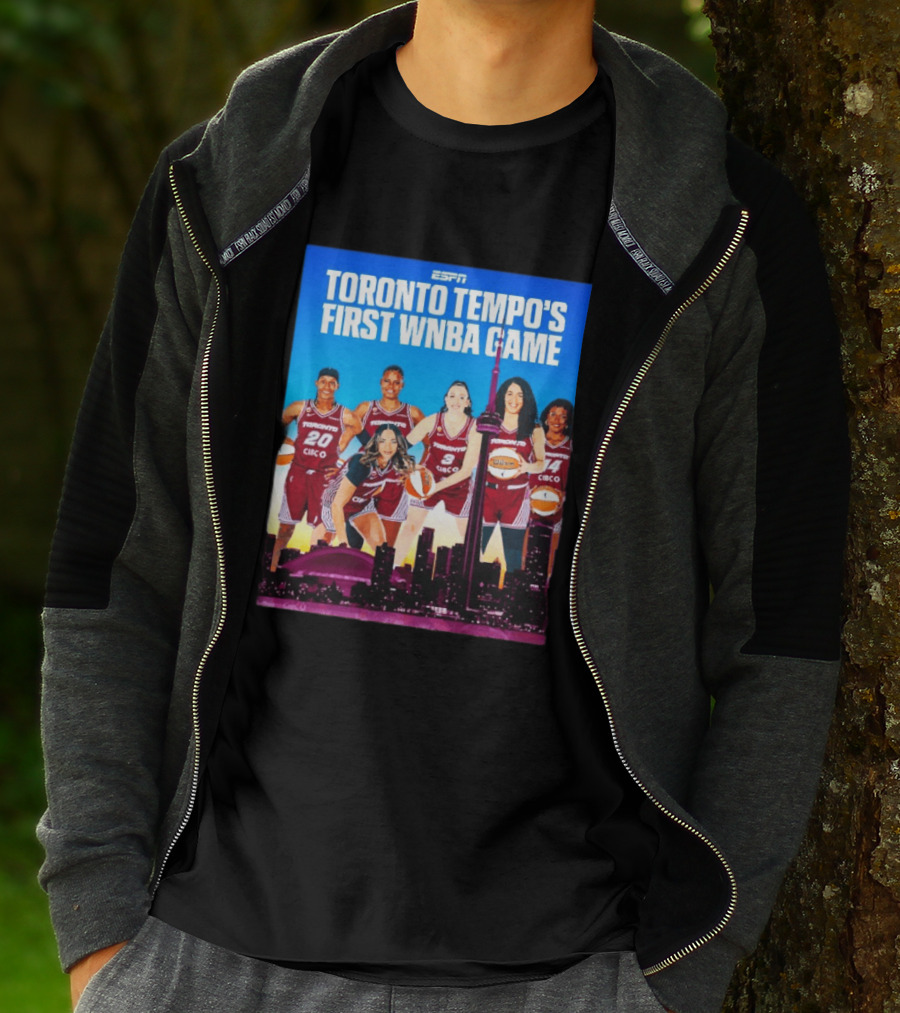 Toronto Tempos First WNBA Game ESPN Basketball Team Event T-Shirt