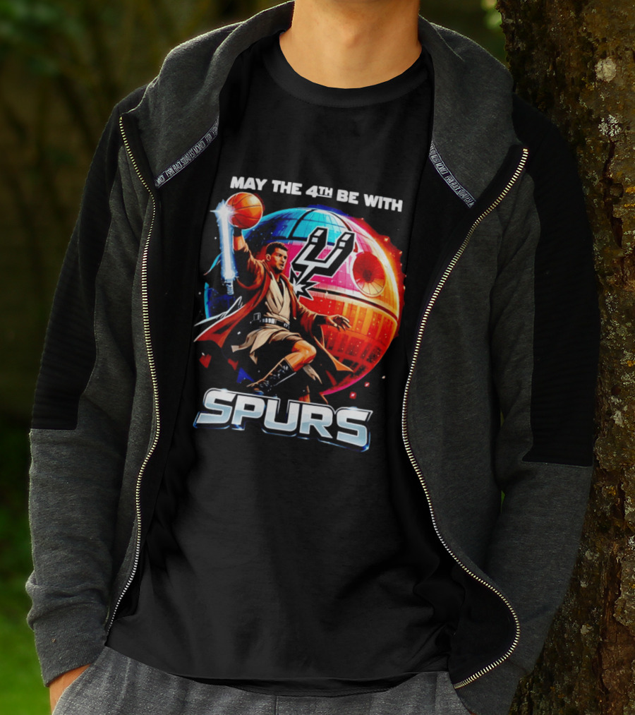May The 4th Be With You Spurs Star Wars Victor Wembanyama T-Shirt