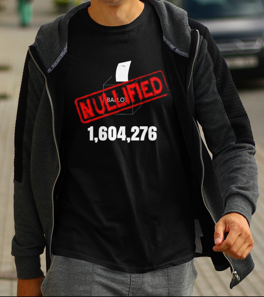 Virginia Ballot Box Nullified 1,604,276 Protest Redistricting T-Shirt
