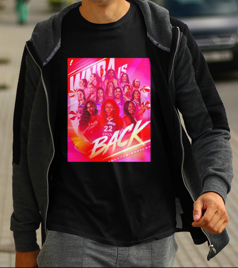 WNBA Is Back 30th Season Highlights Las Vegas Basketball Stars T-Shirt
