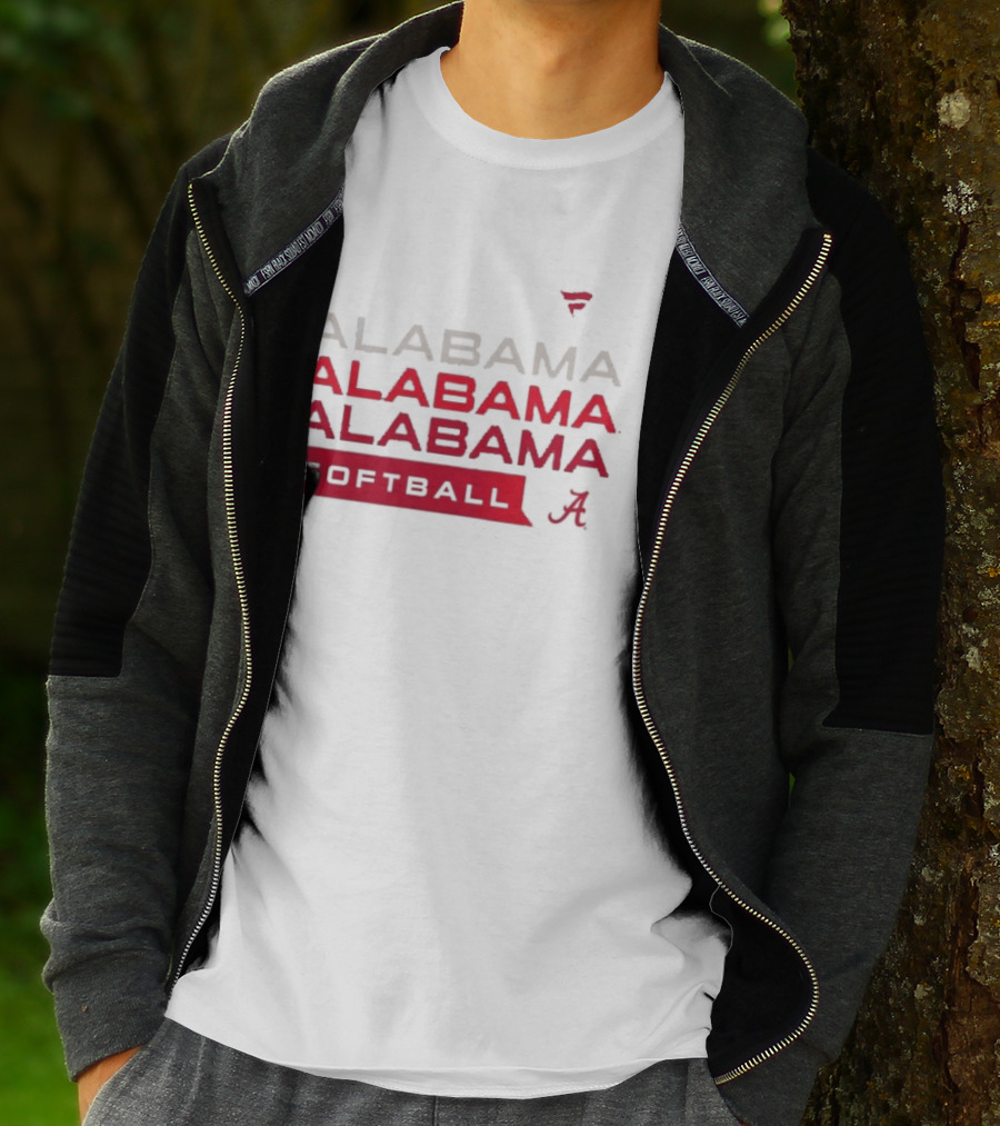 Alabama Crimson Tide Softball Fan Gear Tri Blend Hype T-Shirt