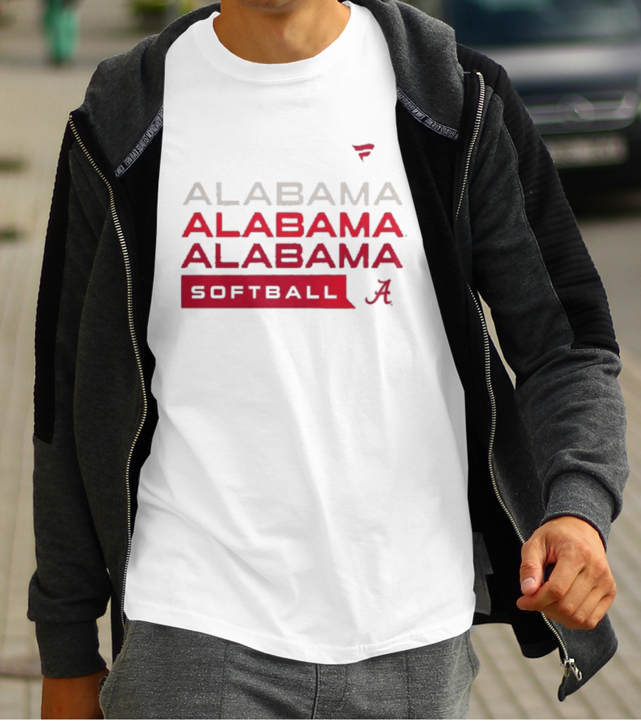 Alabama Crimson Tide Softball Fan Gear Tri Blend Hype T-Shirt