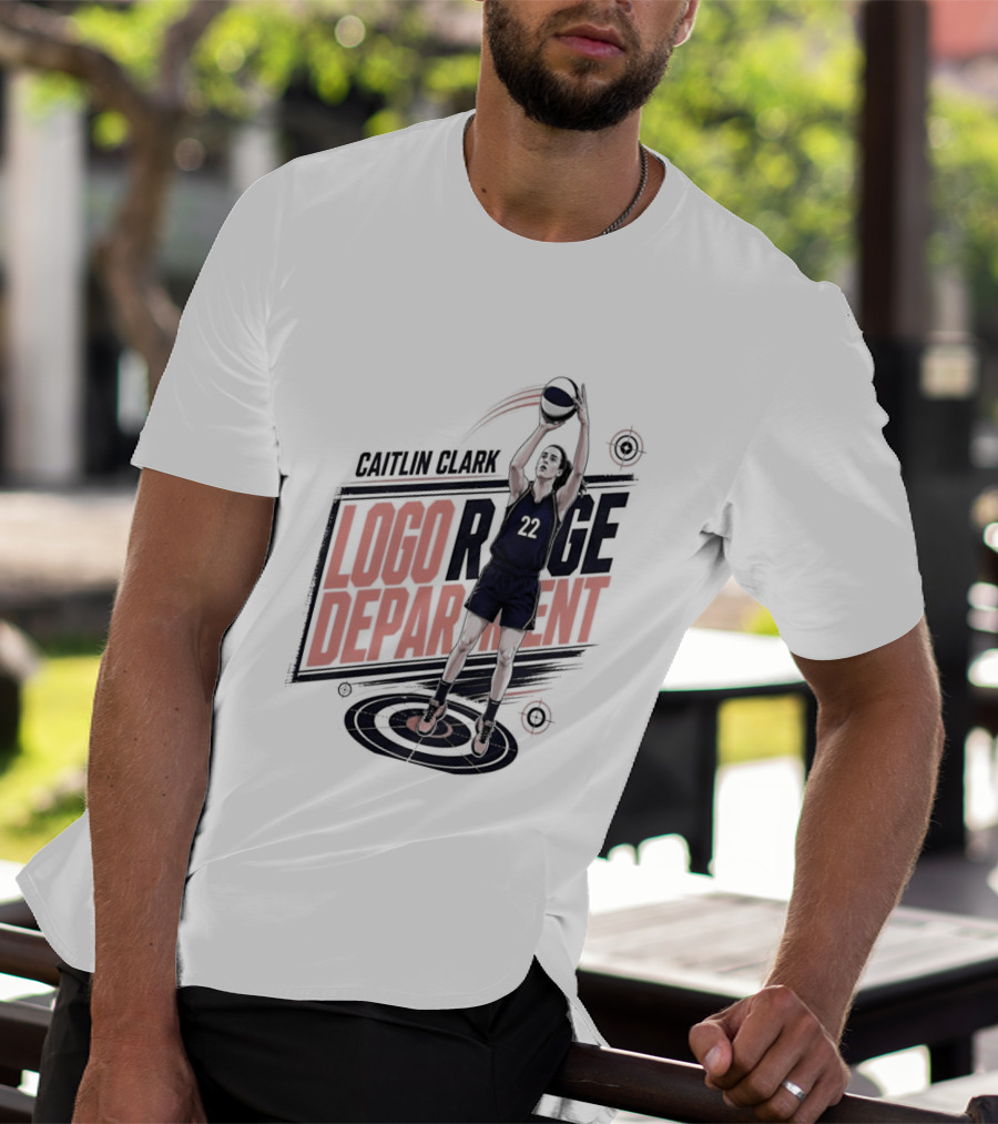 Caitlin Clark 22 Indiana Fever WNBA Logo Range Department T-Shirt