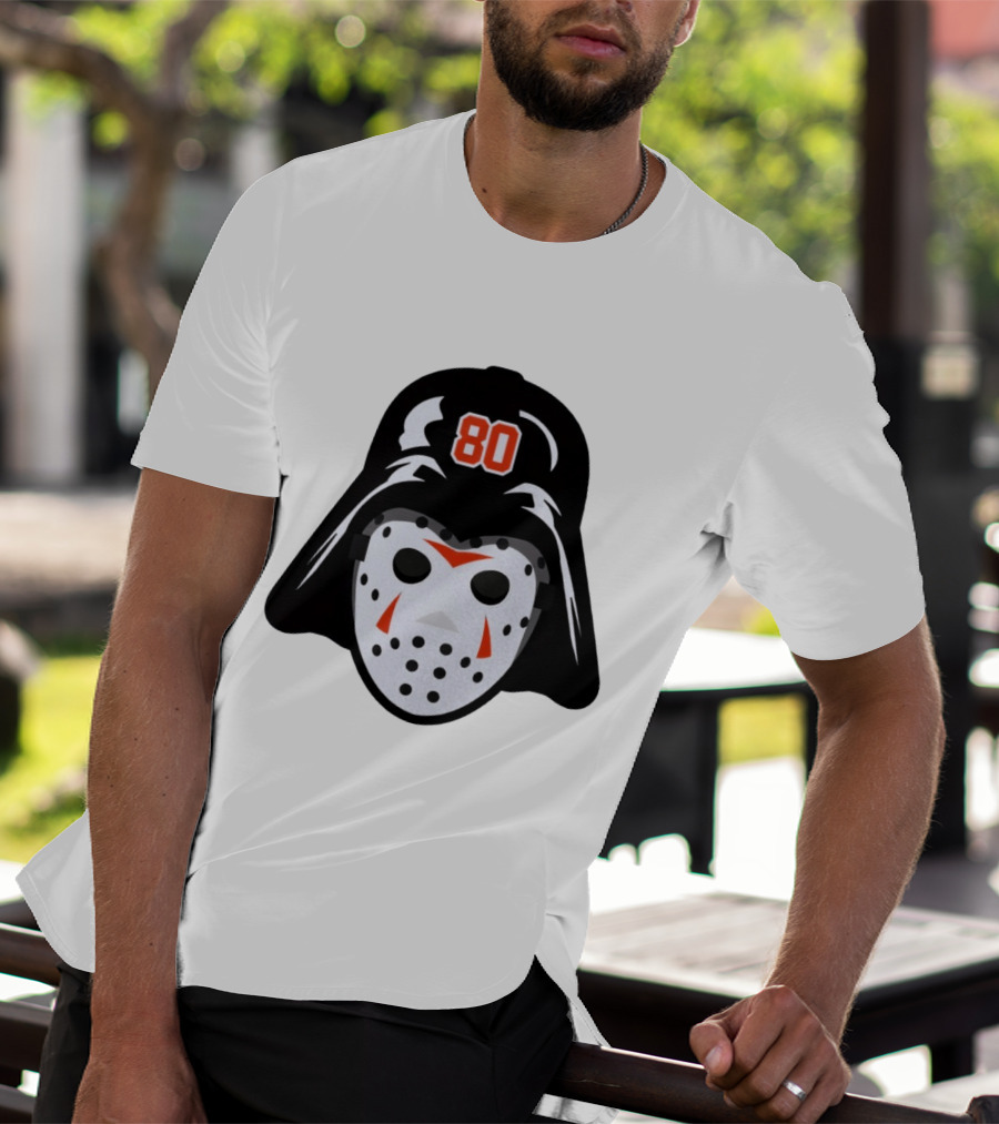 Dan Vladar Darth Vladar Mask 80 Philadelphia Flyers Hockey T-Shirt