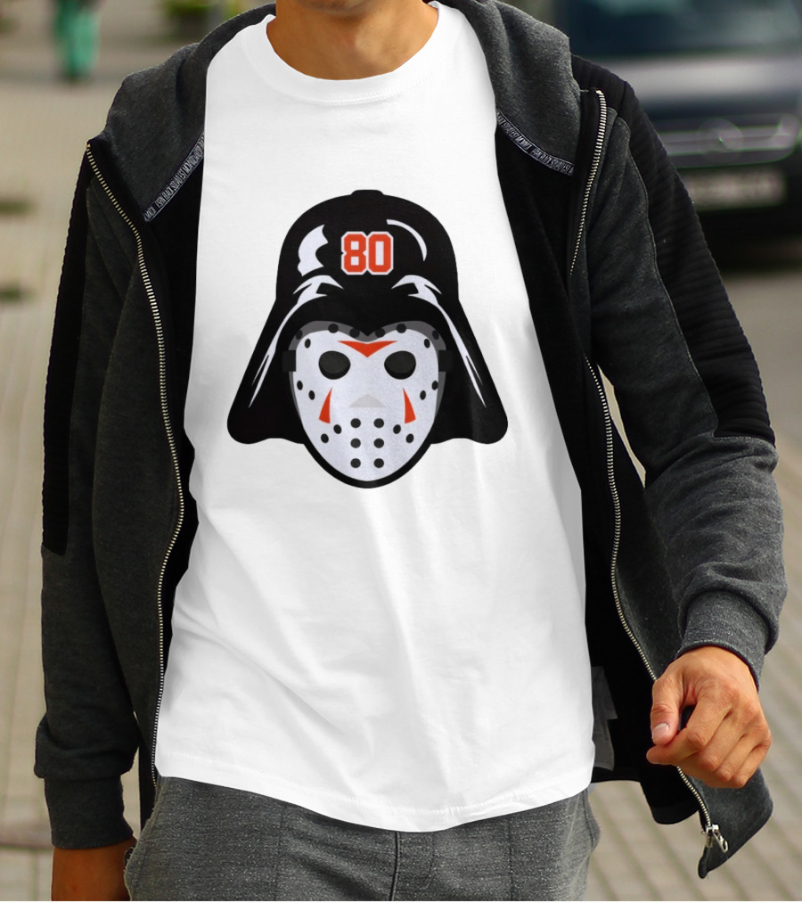 Dan Vladar Darth Vladar Mask 80 Philadelphia Flyers Hockey T-Shirt