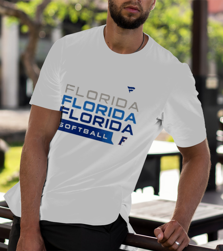 Florida Gators Softball Tri Blend Hype College F T-Shirt