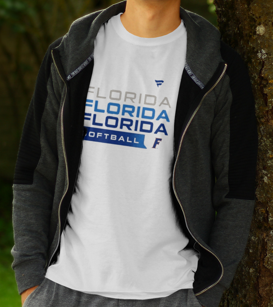Florida Gators Softball Tri Blend Hype College F T-Shirt