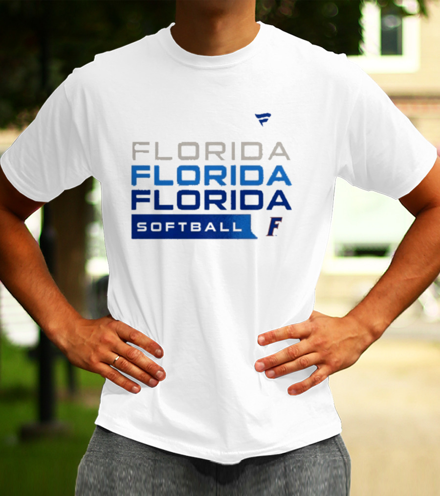 Florida Gators Softball Tri Blend Hype College F T-Shirt