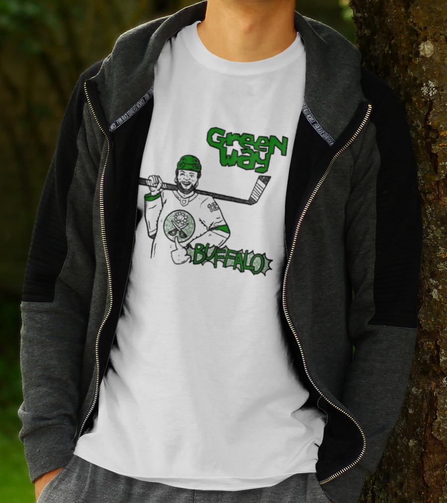 Green Way Hockey Buffalo Player T-Shirt