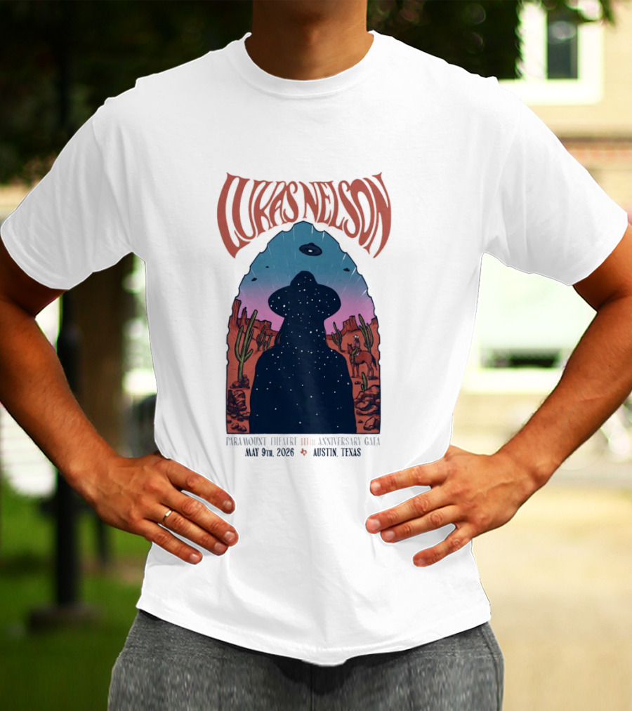 Lukas Nelson 60th Anniversary Show May 9 2026 Austin Texas T-Shirt