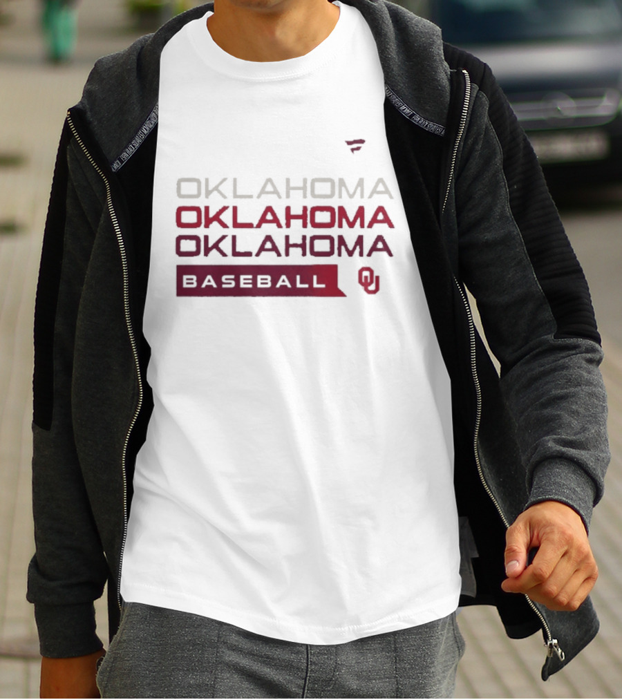 Oklahoma Baseball Tri Blend Fan Gear T-Shirt