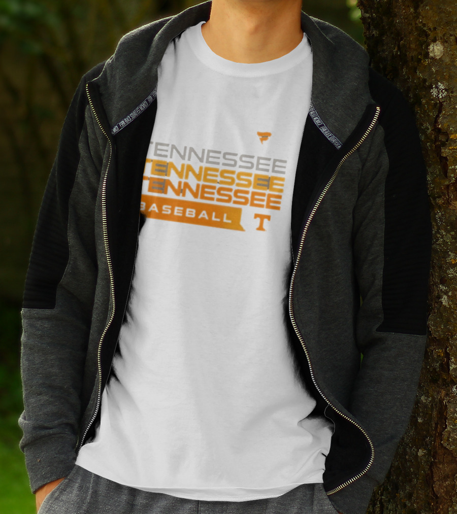 Tennessee Volunteers Baseball Tri Blend Hype Official College Gear T-Shirt