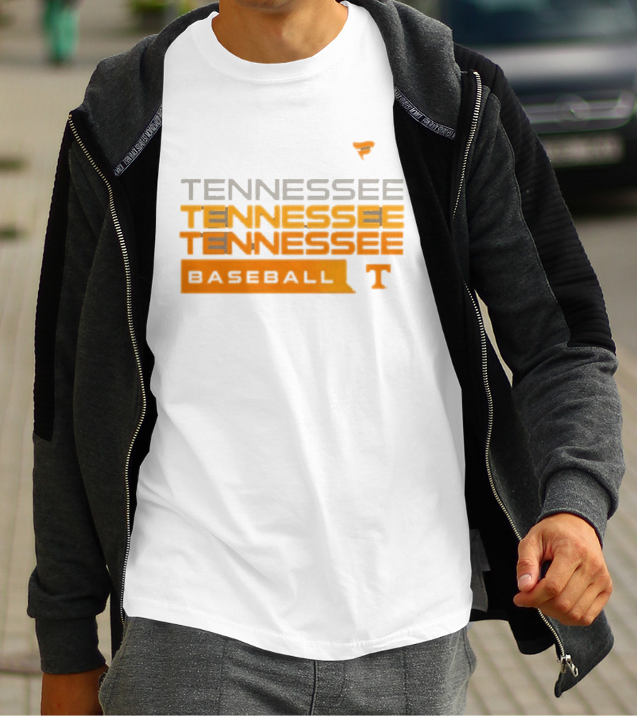 Tennessee Volunteers Baseball Tri Blend Hype Official College Gear T-Shirt