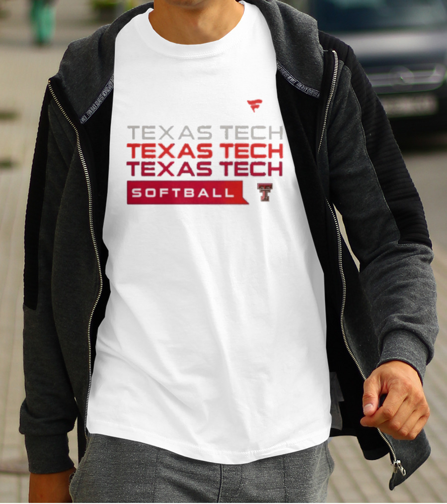 Texas Tech Red Raiders Softball Tri Blend College Hype T-Shirt