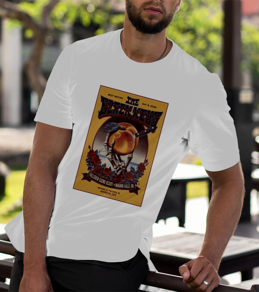 The Black Keys Fallsview Casino Resort Niagara Falls ON May 8 2026 Akron OH T-Shirt