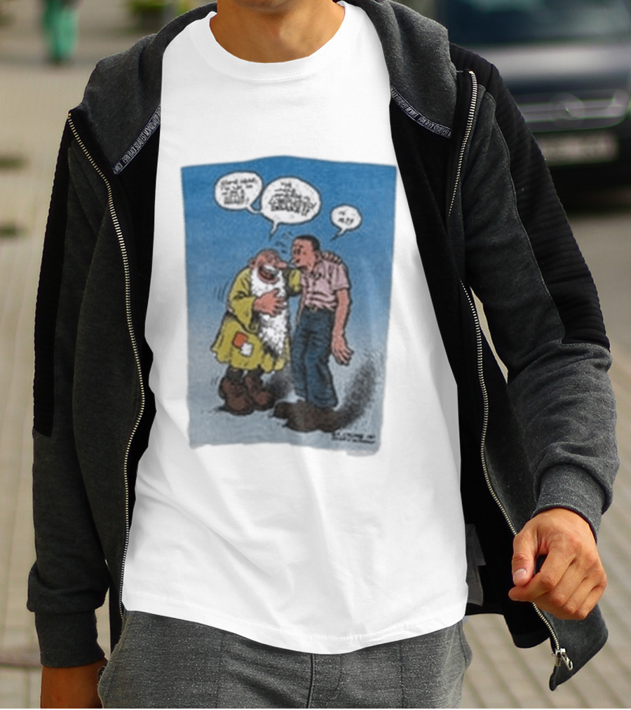Barn Owl Seattle 1987 R. Crumb Mr Natural Comic Speech Bubbles T-Shirt