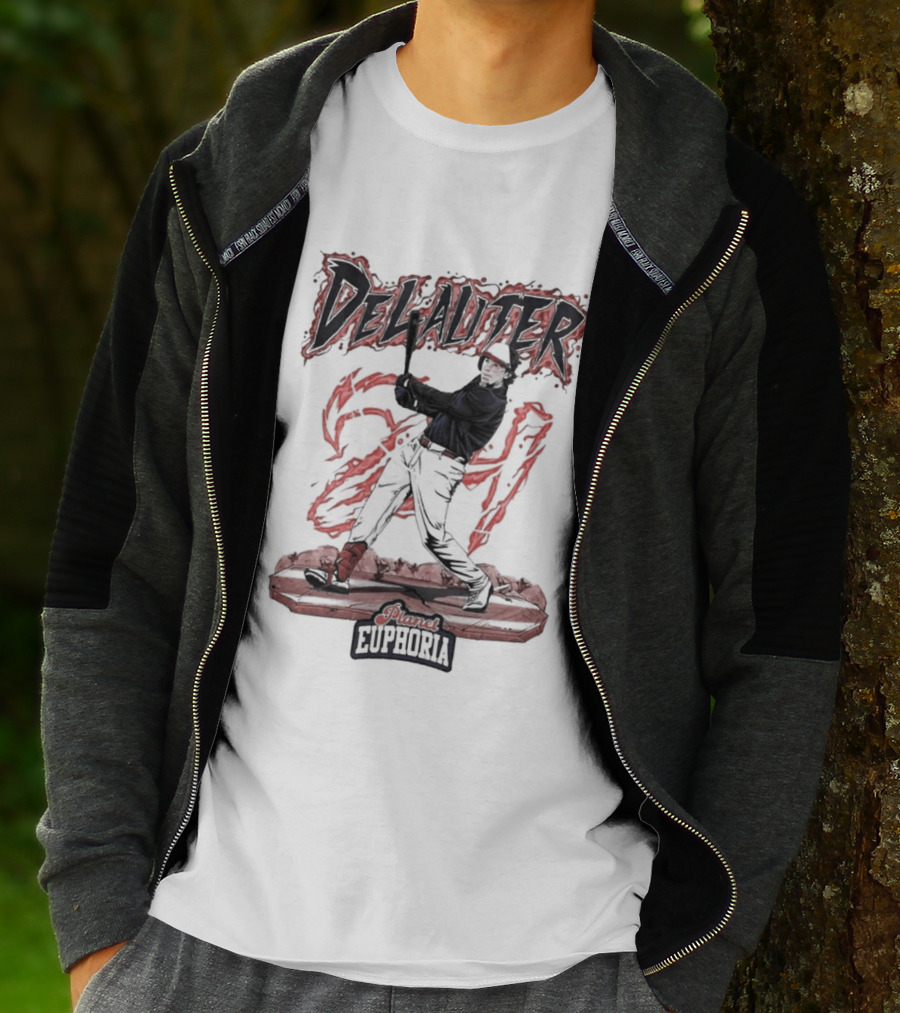 DeLauter Cosmic Euphoria Red Swing 21 T-Shirt