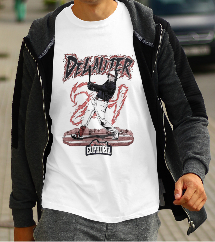 DeLauter Cosmic Euphoria Red Swing 21 T-Shirt