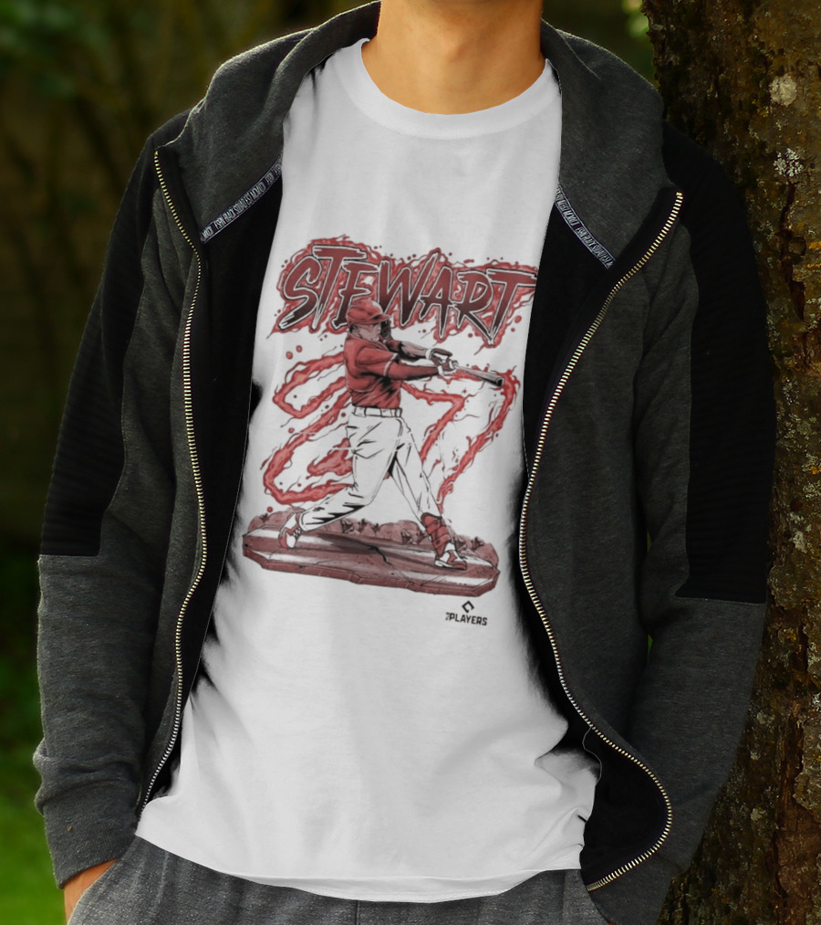 STEWART Powerful Baseball Swing T-Shirt