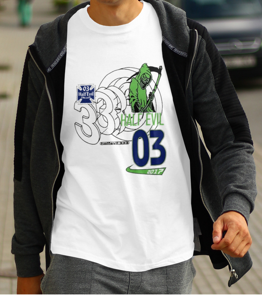 Halfevilco 333 Male Evil 03 Grim Reaper T-Shirt