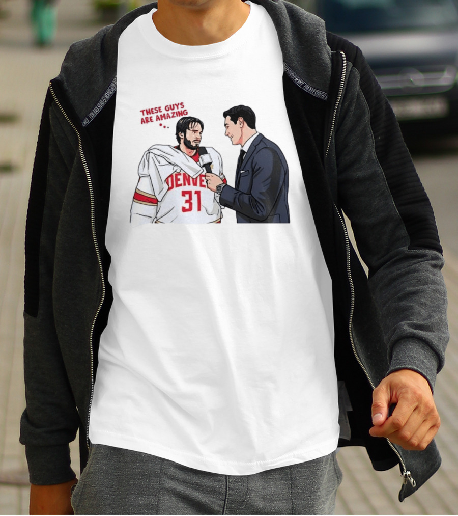 Johnny Hicks Interview Denver 31 Hockey Amazing T-Shirt