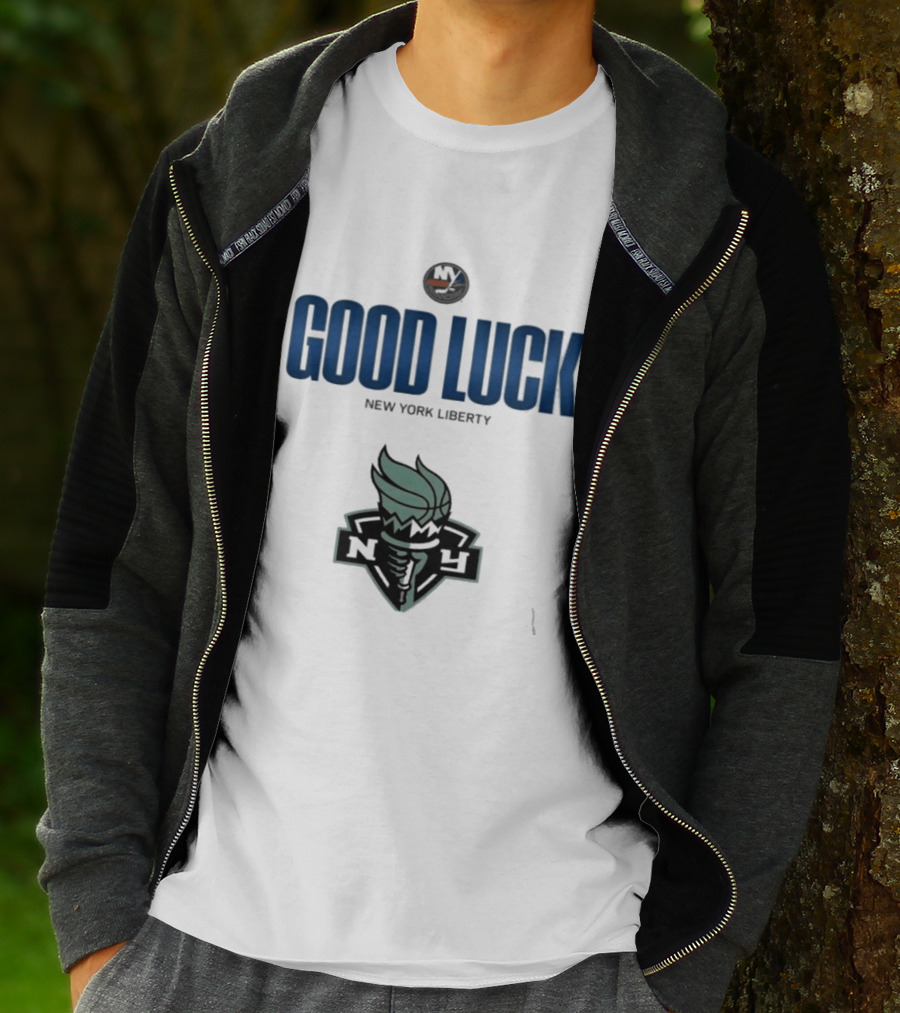 Good Luck New York Liberty NY Collaboration T-Shirt