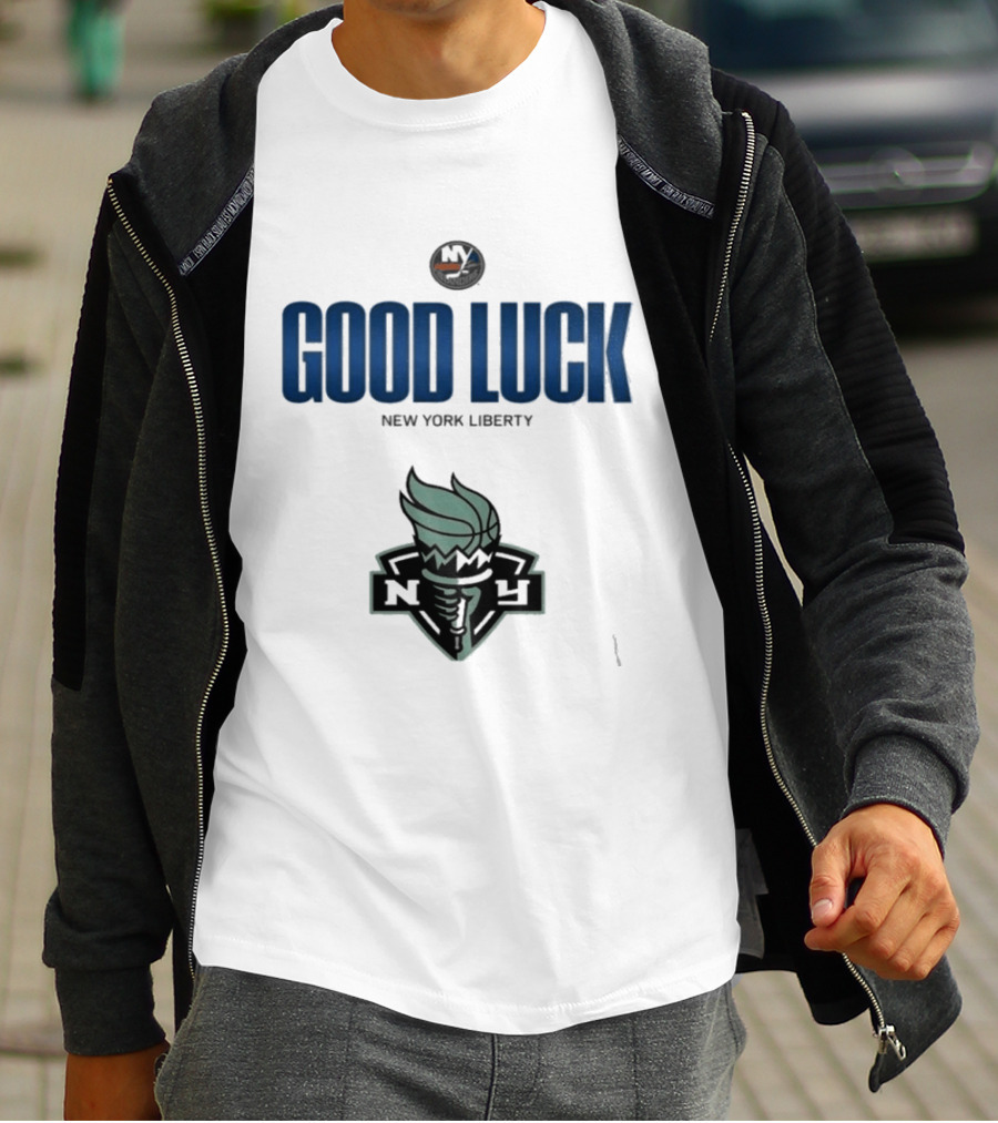 Good Luck New York Liberty NY Collaboration T-Shirt