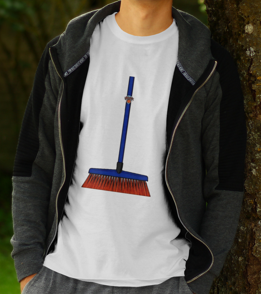New York Knicks The Sweep 2026 Broom Basketball Fan Gear T-Shirt