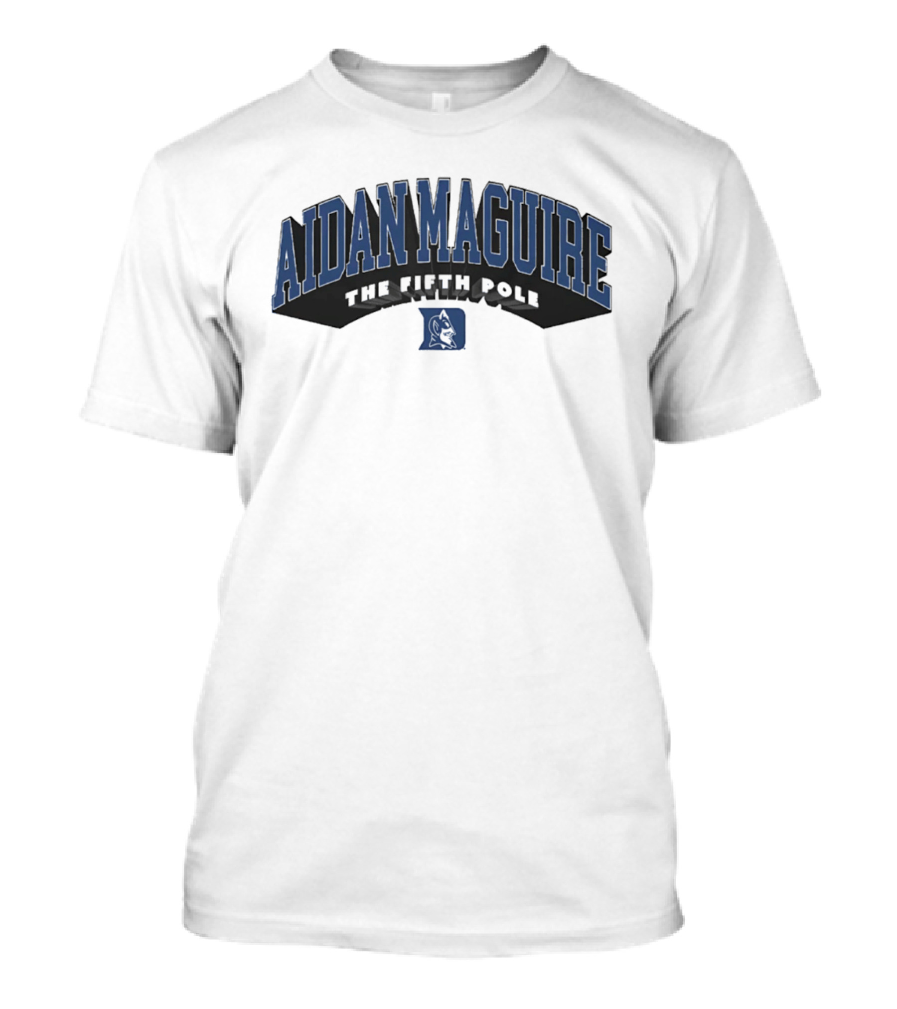 Aidan Maguire Duke Lacrosse The Fifth Pole Blue Devil T-Shirt