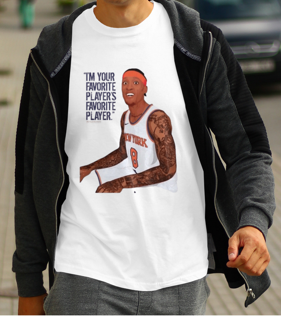 Michael Beasley I'm Your Favorite Player's Favorite Player New York Basketball 8 Tattoos T-Shirt